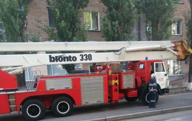 В Киеве из-за пожара в общежитии эвакуировали 50 человек