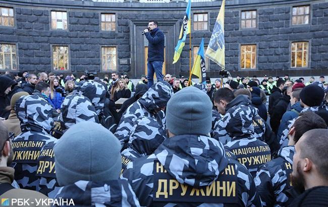 Ветераны вышли под Кабмин требовать создания своего министерства