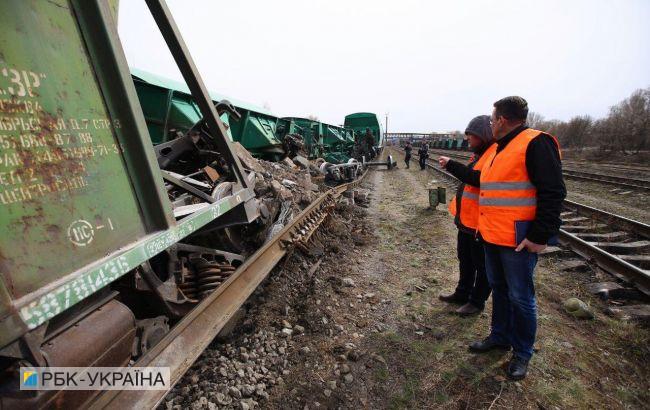 На Видубичах сталася аварія на залізниці