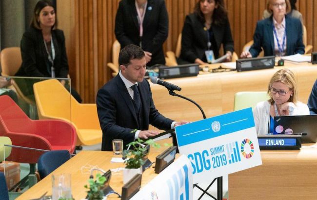 Зеленский в ООН: Устойчивое развитие невозможно под звуки взрывов