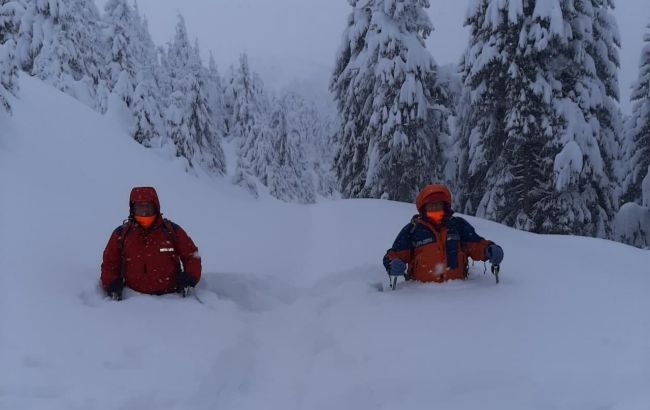 В Карпатах более суток искали заблудившегося туриста