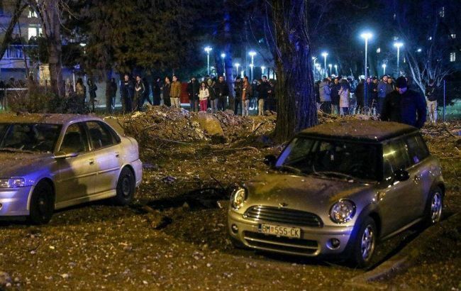 Упавший в Загребе беспилотник переносил авиабомбу весом до 120 кг, - HRT