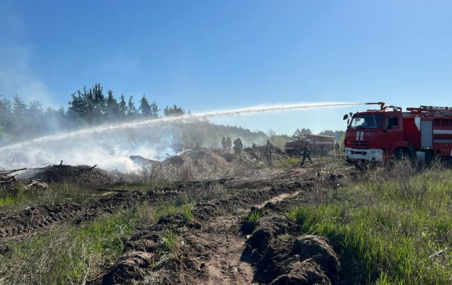 Один из очагов пожара в Чернобыльской зоне локализовали