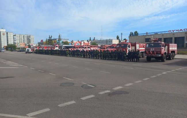 Пожарные в Энергодаре вышли на протест. Оккупанты их разогнали