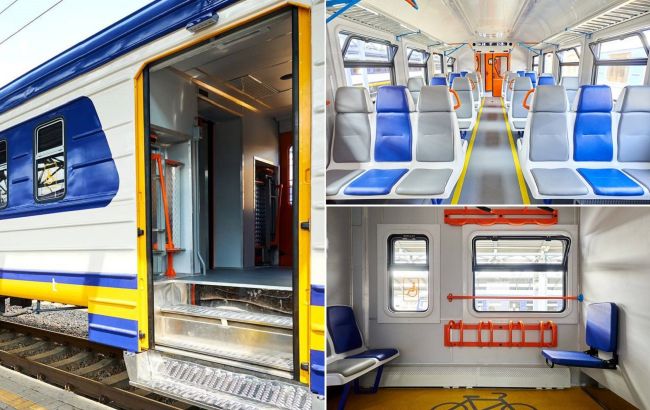 Стандарт качества: появились фото новой электрички, которая будет ездить в Киеве