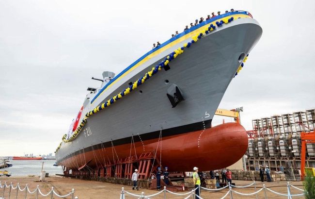 У Туреччині завершують будівництво українського корвету "Гетьман Іван Мазепа" із металу "Азовсталі"