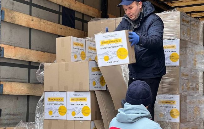 До Дніпра надійшла чергова партія гуманітарної допомоги від Фонду Ахметова