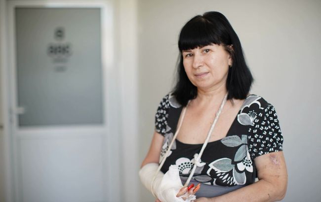 Фонд Ахметова допоміг мешканці Краматорська, яку було поранено під час обстрілу