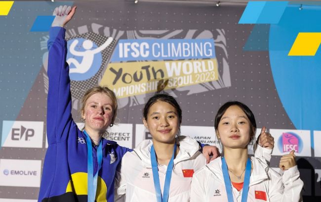 Українка завоювала срібло зі скелелазіння серед юніорів на ЧС