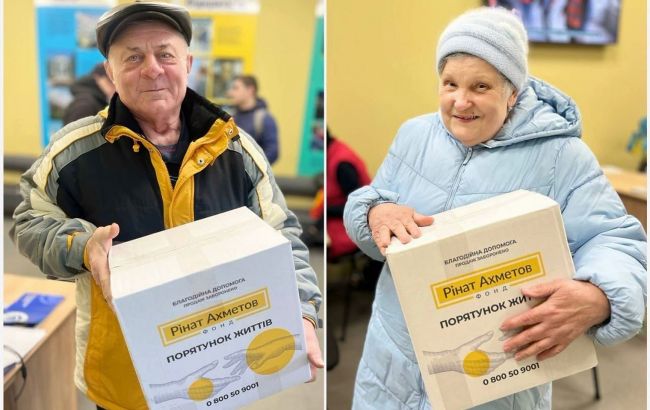 В хабе "ЯМариуполь" в Днепре продолжается выдача продовольственной помощи от Фонда Ахметова