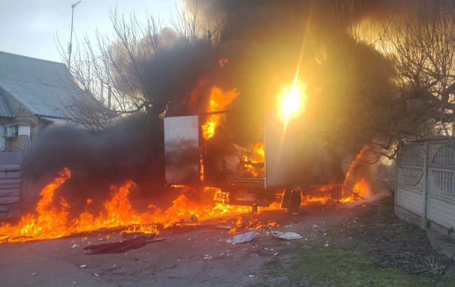 РФ за день запустила 10 дронов по инфраструктуре в Никопольском районе (фото)