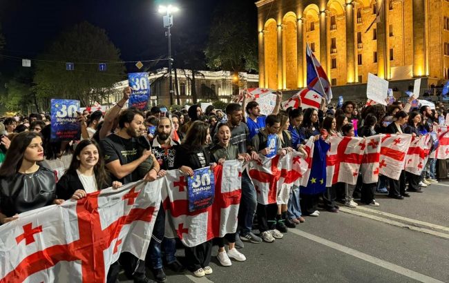 У Грузії знову протестують проти скандального законопроекту