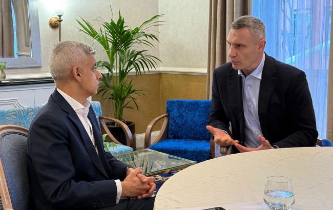 Кличко зустрівся з мером Лондона: обговорили майбутню допомогу у відбудові міст
