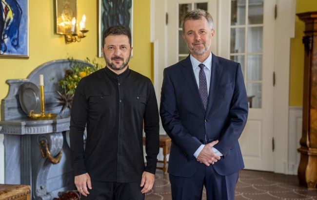 Зеленський зустрівся з королем Данії: обговорили співпрацю в обороні й не тільки