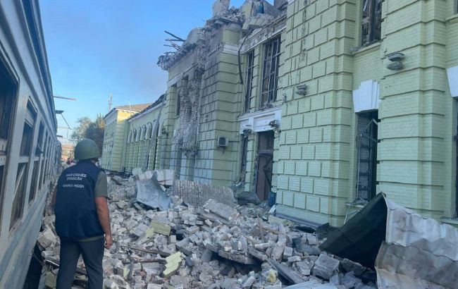 Масований удар по Лозовій: Росія використала понад 30 дронів (фото)