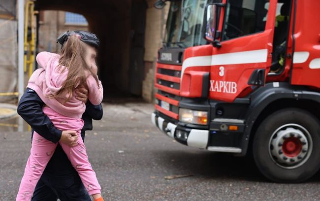 У дитсадку Харкова під час удару РФ перебувало 48 дітей, - ДСНС