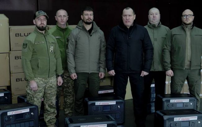 "Українська команда" передала 117 бригаді ТрО зарядні станції та сіткомети, - Палатний