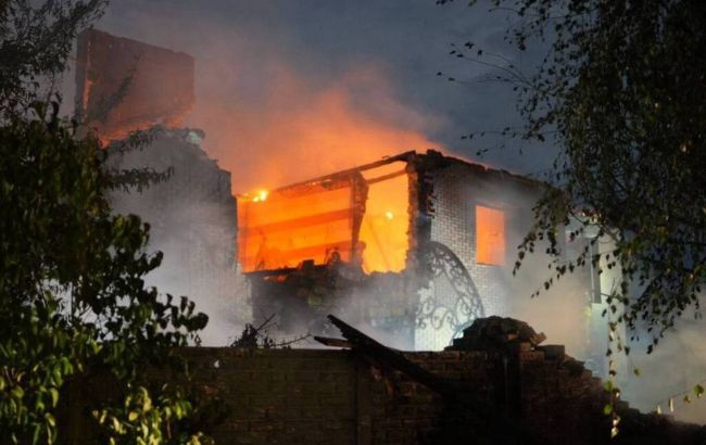 З'явилось відео удару по приватному будинку в Запоріжжі