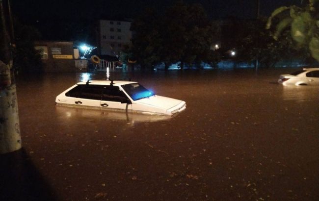Одессу накрыл мощный ливень