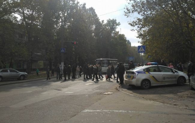 В Одессе перекрывали улицы из-за отсутствия электроснабжения