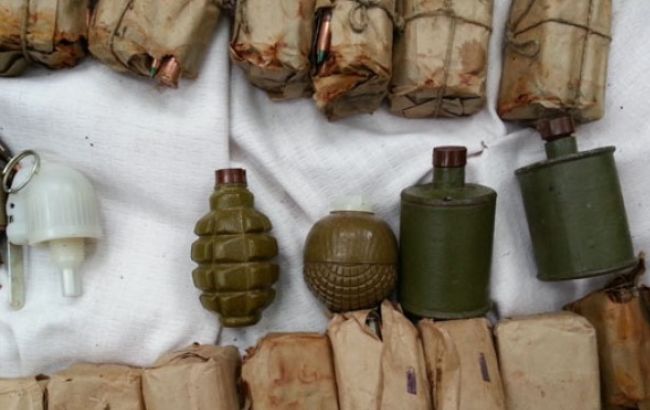 В Донецкой обл. обнаружили тайник с оружием и боеприпасами, - МВД