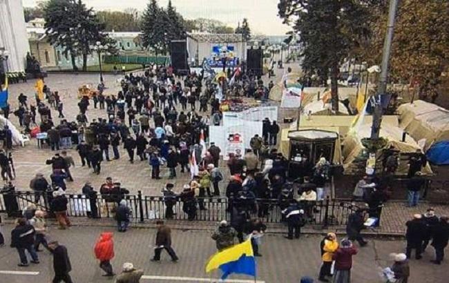 Митинг под Радой: за порядком следит около 700 полицейских и военных Нацгвардии