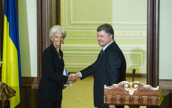 Порошенко та Лагард домовилися підготувати дорожню карту пріоритетних реформ