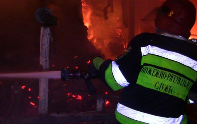 В Киеве горела трансформаторная подстанция