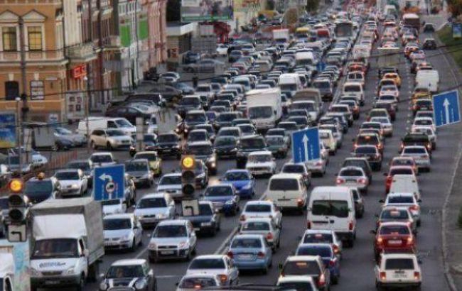 Пробки в Киеве достигли 6 баллов