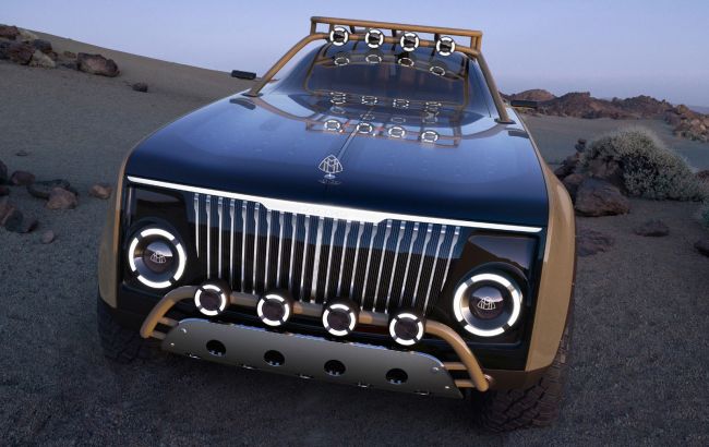 Топор в салоне в наследство от умершего дизайнера: показан самый необычный шоу-кар Maybach