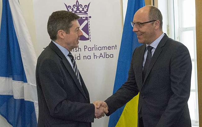 Україна виступає за активізацію міжпарламентської співпраці з Шотландією