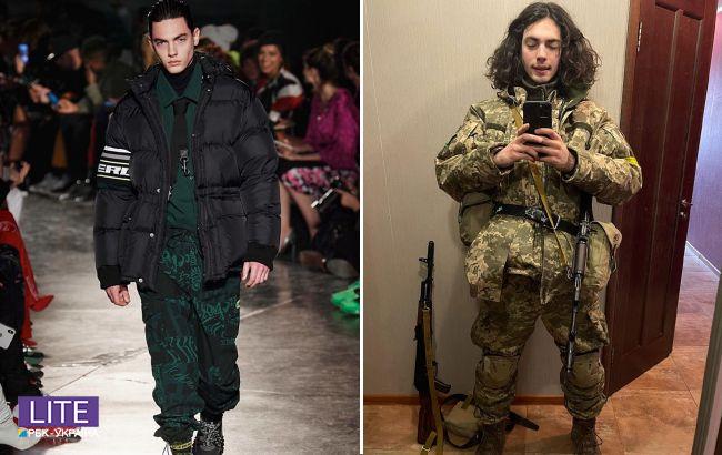 С показов Prada в Милане на передовую: манекенщик из Броваров стал военным медиком