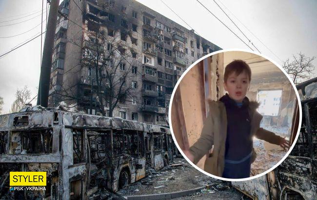 "Спасибо, что разрушили мой дом": история 7-летнего Макара из Мариуполя, чей ролик взорвал сеть