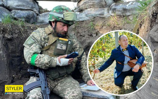 Професор УжНУ в перервах між бойовими чергуваннями читає лекції студентам з окопів (фото)