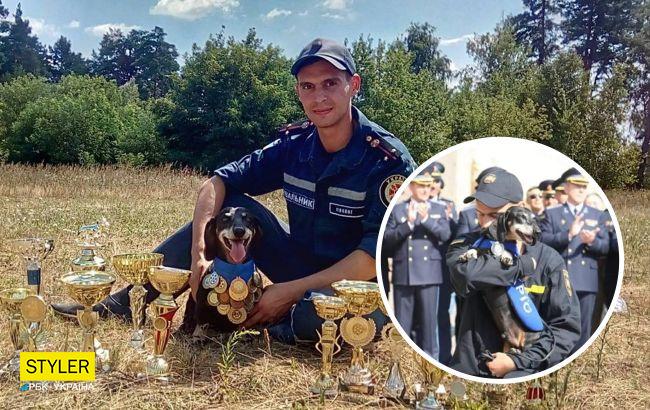 Не тільки Патрон: у ДСНС розповіли про пошуково-рятувальну таксу-ветерана