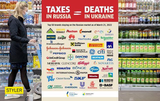 Список для бойкоту? Які товари виробляють бренди, що фінансують армію РФ