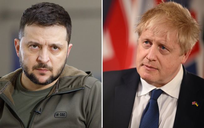 Зеленський і Джонсон знову прогулялися столицею та поговорили з захисниками Києва