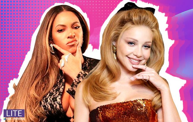 Битва образов: Тина Кароль и Бейонсе появились в одинаковых соблазнительных платьях