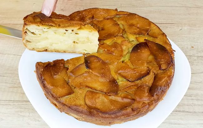 Французский яблочный пирог, в котором яблок больше, чем теста: простой рецепт
