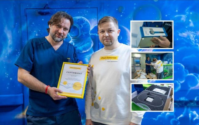 Больница Охматдет получила новое нейрохирургическое оборудование от фонда Ахметова