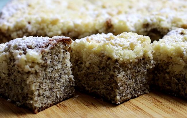 Быстрый маковый пирог: держите бюджетный рецепт-пятиминутку