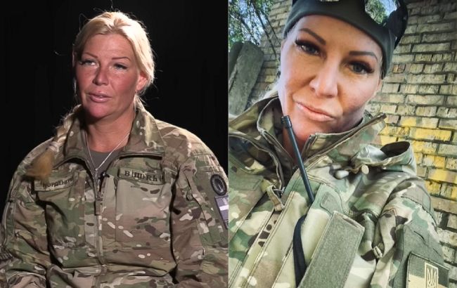 Екс-депутатка зі Швеції вирушила захищати Україну, змінивши костюм на піксель (відео)