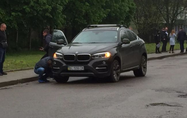 Во Львове подорвали автомобиль