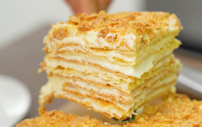 Наполеон с необычным кремом "Дипломат": вкуснейший способ, о котором мы не знали раньше