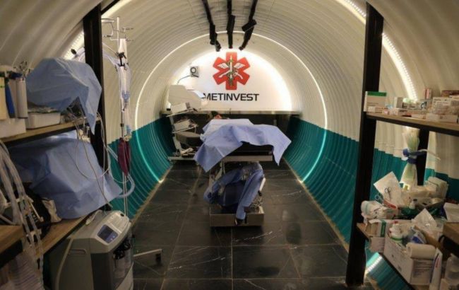 В "Метінвесті" розповіли про перший підземний шпиталь, побудований на глибині 6 метрів