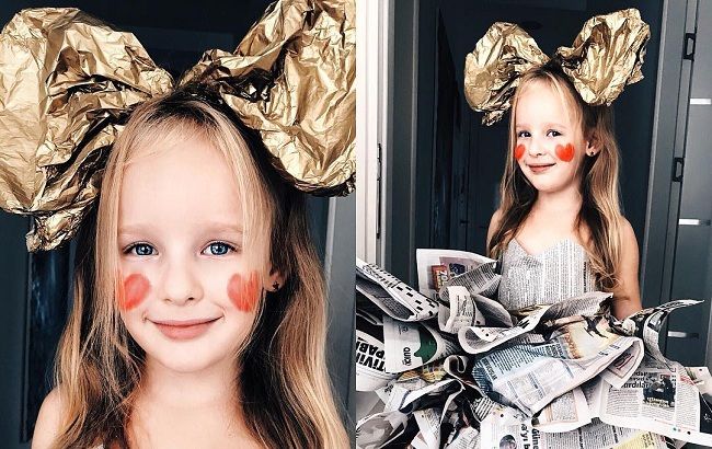 "Очаровашка": пятилетняя турчанка повторила платье Леди Гаги с Золотого глобуса