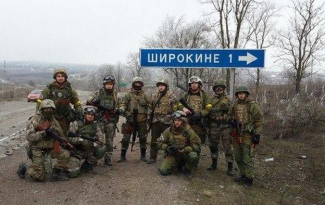 При обстреле Широкино ранен боец "Азова"