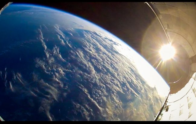 Видео падения части ракеты Falcon появилось в сети