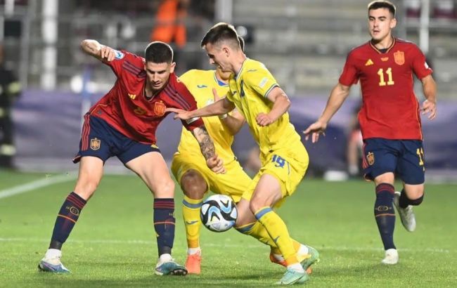 Збірна України U-21 розписала яскраву нічию з Іспанією на Євро-2023