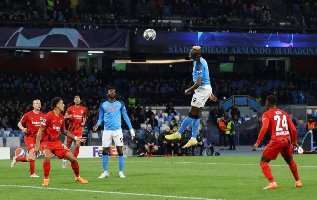 Ліга чемпіонів: "Наполі" розгромив "Айнтрахт" і поповнив список чвертьфіналістів